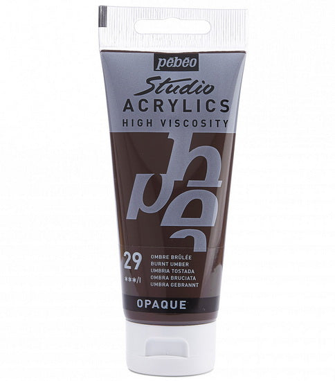 Acrylique hv - studio - 100ml - terre d'ombre brulée