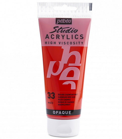 Acrylic hv - studio - 100ml - cadmium red hue