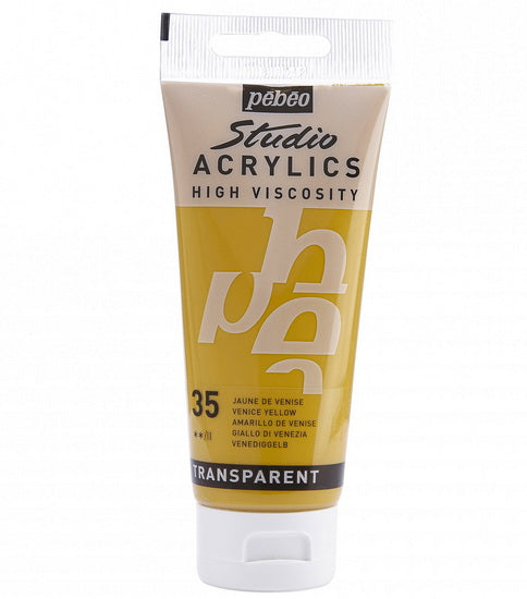 Acrylique hv - studio - 100ml - jaune de venise