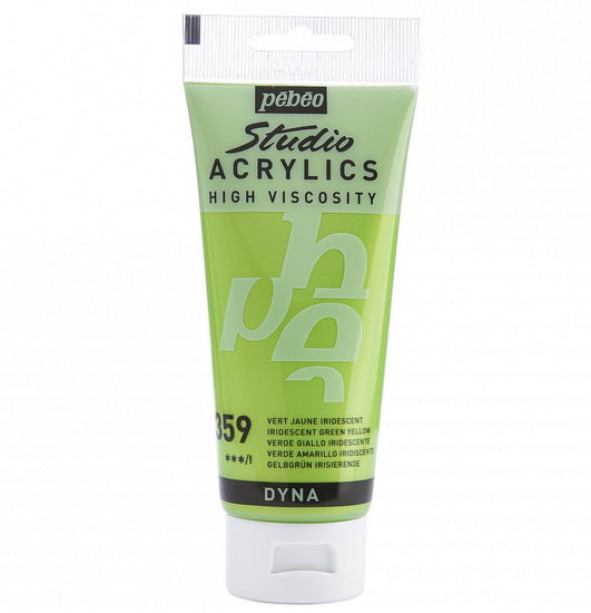 Acrylic hv - studio - 100ml - iridescent yellow green