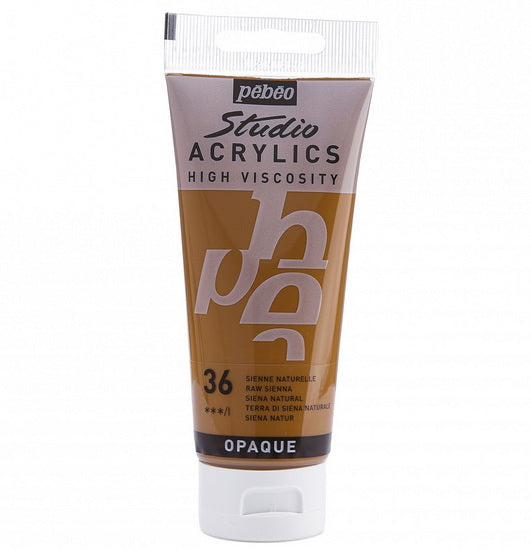Acrylique hv - studio - 100ml - terre de sienne naturelle