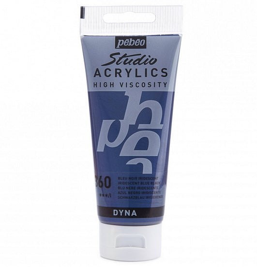 Acrylic hv - studio - 100ml - iridescent black blue