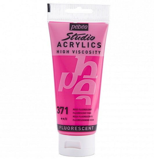 Acrylique hv - studio - 100ml - rose fluo