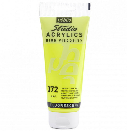 Acrylique hv - studio - 100ml - jaune fluo