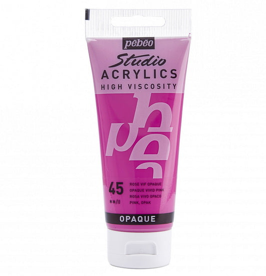 Acrylique hv - studio - 100ml - rose vif