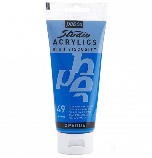 Acrylique hv - studio - 100ml - cyan primaire
