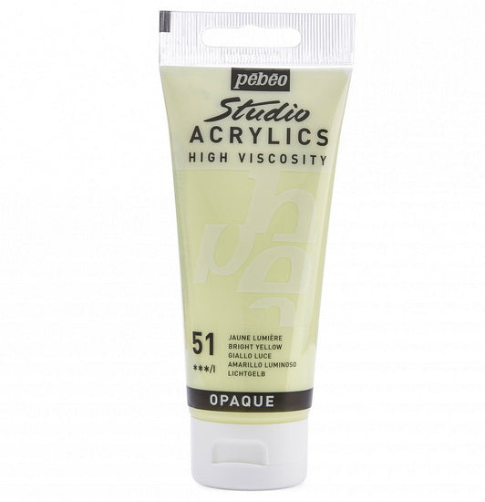 Acrylique hv - studio - 100ml - jaune lumière