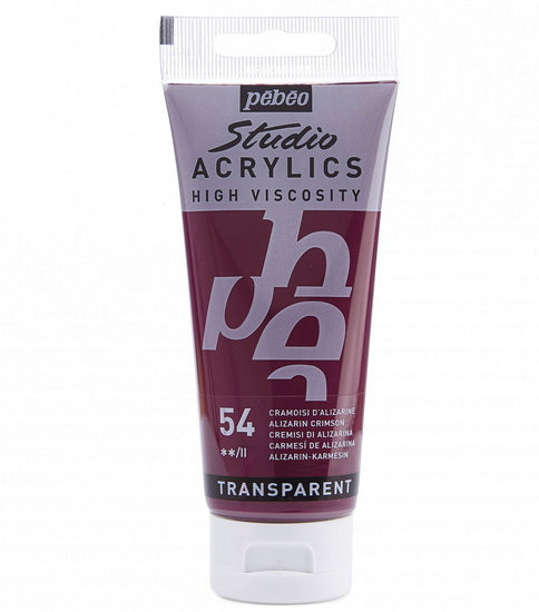 Acrylic hv - studio - 100ml - alizarin crimson