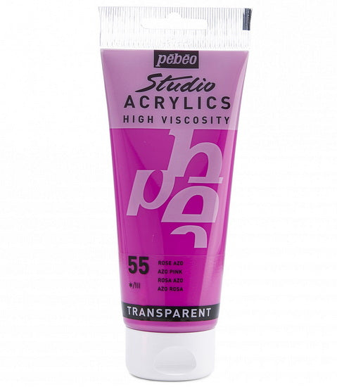 Acrylique hv - studio - 100ml - rose azo