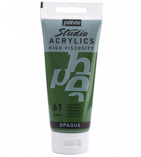 Acrylique hv - studio - 100ml - terre verte