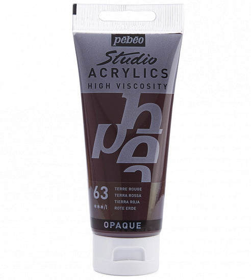 Acrylique hv - studio - 100ml - terre rouge