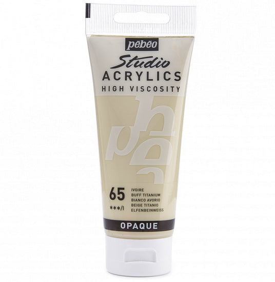 Acrylique hv - studio - 100ml - blanc d'ivoire