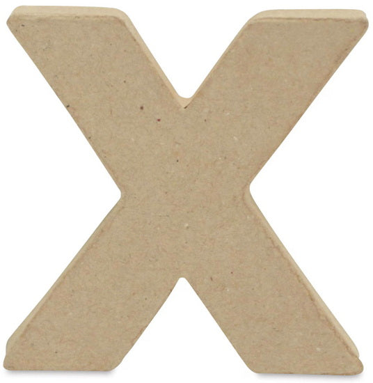 Petite lettre decopatch - lettre x