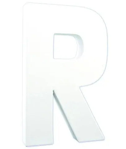 Cardboard Letters and Numbers - LETTER R