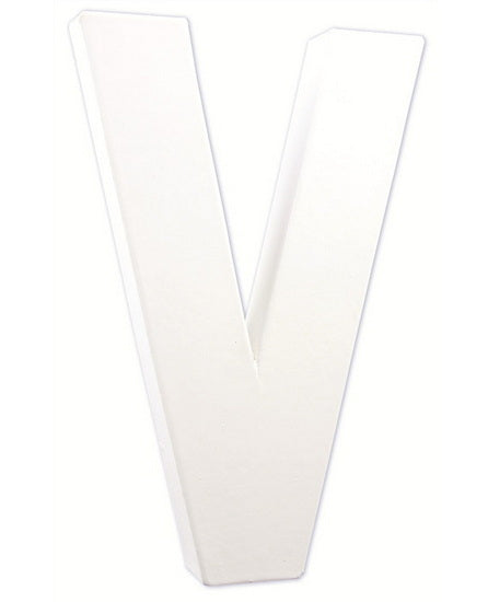 Lettres et chiffres en carton - lettre v