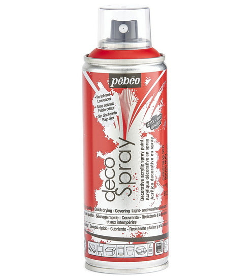 Acrylic spray - décospray - 200ml - matte christmas red