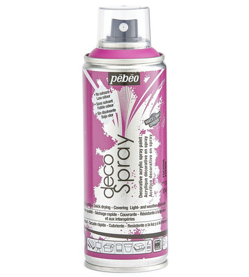 Acrylic spray - décospray - 200ml - matte fuchsia