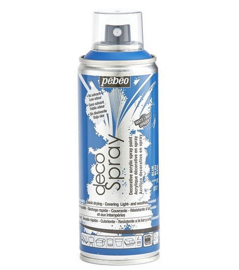 Acrylique aérosol - décospray - 200ml - bleu mat