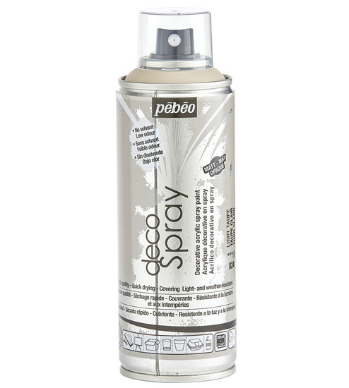 Acrylic spray - décospray - 200ml - matte light taupe
