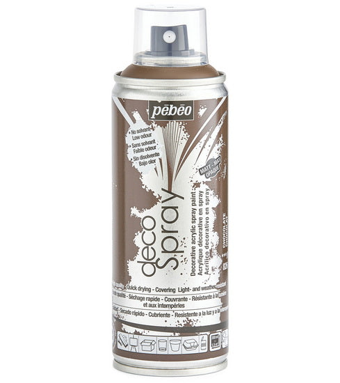 Peinture acrylique en aérosol pébéo spray - chocolat milliliter