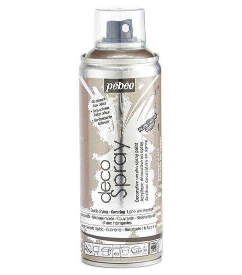 Acrylic spray - décospray - 200ml - chestnut brown