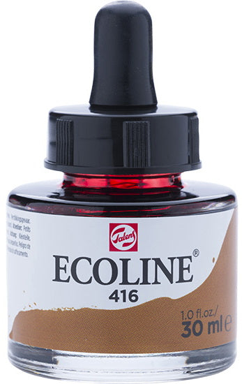 Encre aquarelle ecoline sepia - 30ml - 30ml
