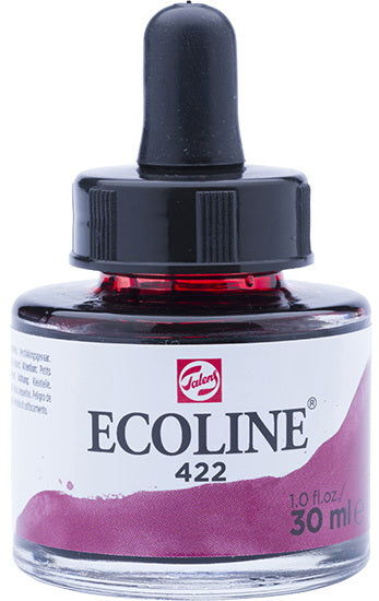 Encre aquarelle ecoline brun rougeâtre - 30ml