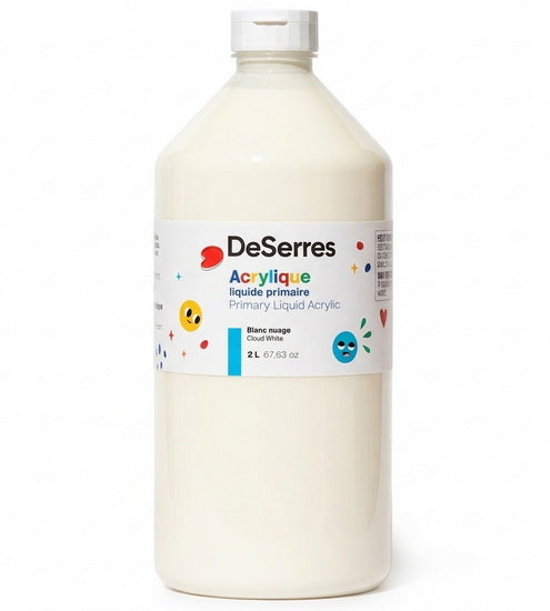 Acrylique liquide primaire blanc nuage - 2l