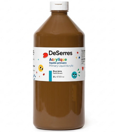 Acrylique liquide primaire brun terre - 2l
