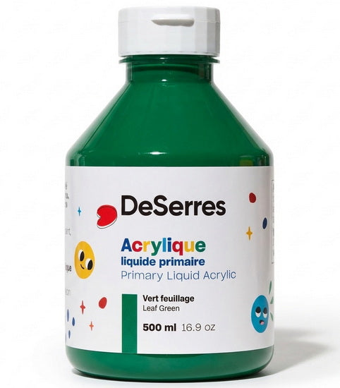 Primary Liquid Acrylic Leaf Green - 500ml