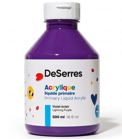 Acrylique liquide primaire violet éclair - 500ml