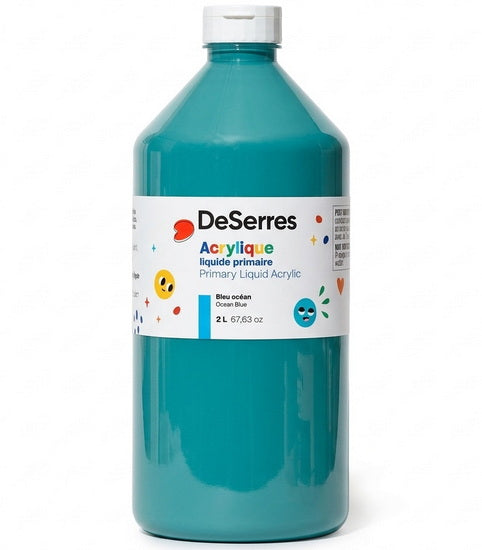Acrylique liquide primaire bleu océan - 2l