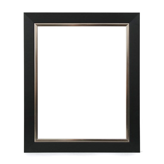 Recyclo™ Eco-Friendly Frame - Black & Silver, 1 5/8 in - 24 X 36