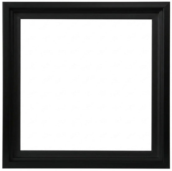 Cadre flottant noir - 24x24po