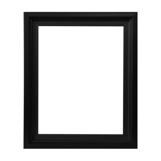 Cadre flottant noir - 24x36po