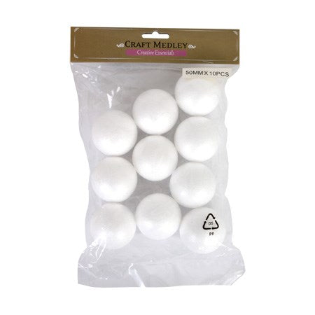 10 Boules polystirène - 2po