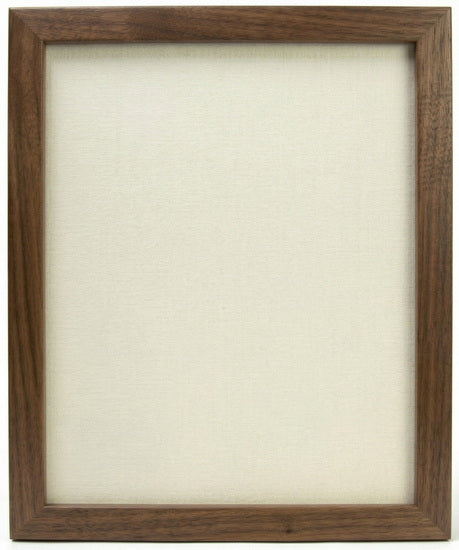 CADRE PHOTO ENTRE 2 VITRES Noyer 13 X 16