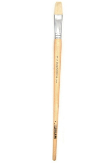 Eterna flat hog bristle paintbrush #10