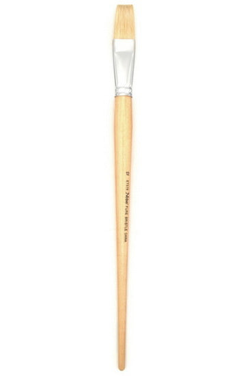 Eterna flat hog bristle paintbrush #12