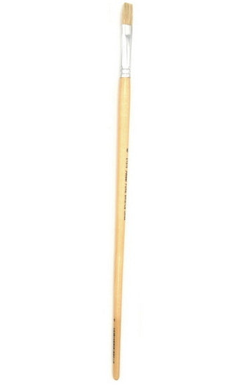 Eterna flat hog bristle paintbrush #6