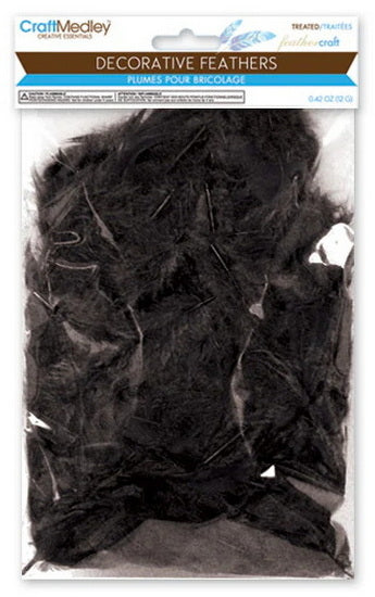 Feathers - black - 12gr