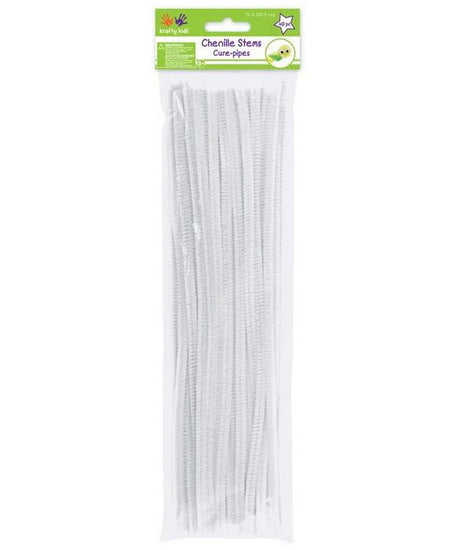 40 Cure pipe - blanc - 30cm