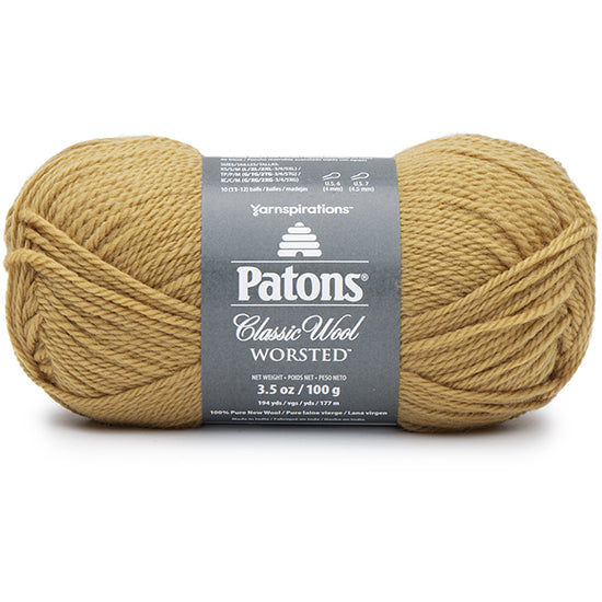 Classic wool yarn #4 - 100g - honey