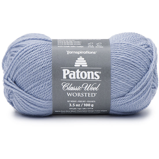 Classic wool yarn #4 - 100g - blue fog
