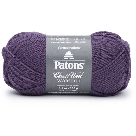 Fil classic wool #4 - 100gr - prune grise