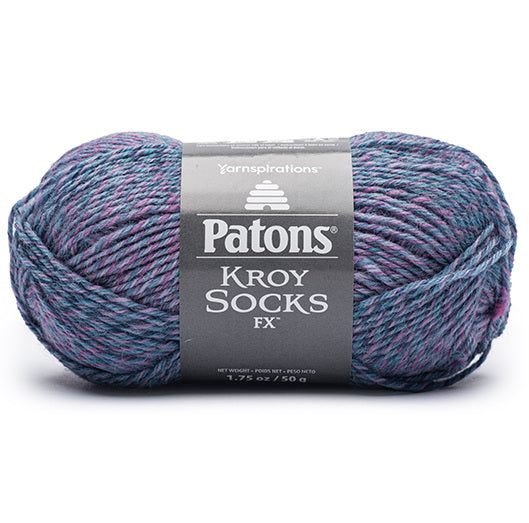 Kroy socks yarn #1 - 50g - purple mix