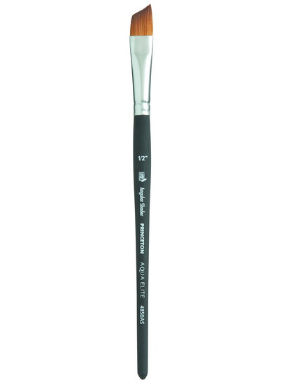 Synthetic paintbrush - aqua elite - angled shader - 1/2in