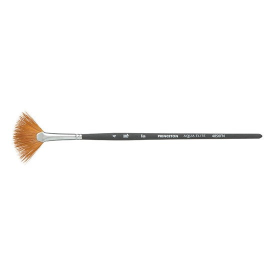Synthetic paintbrush - aqua elite - fan #4