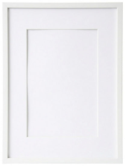 Cadre photo en bois blanc - 8x10po pp 5x7po