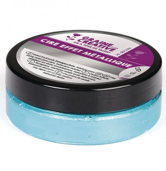 Metallic Effect Wax - 62.5 g - Turquoise